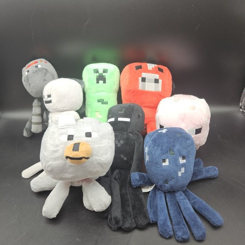 Minecraft plush toy lot - 7”,