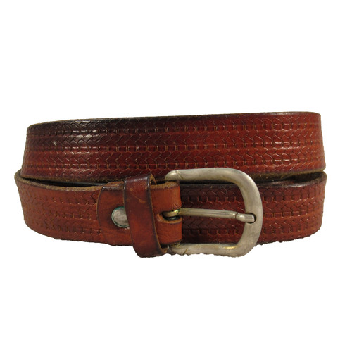 Cintura uomo pelle vintage