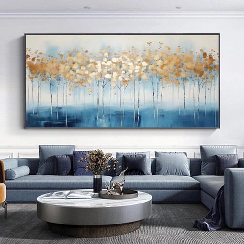 Dipinto mano con - a, albero