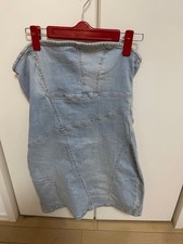 ZARA Denim Bandeau Dress