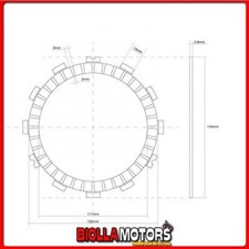 741220 frizione disco singolo - 741220,