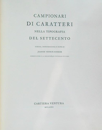 Campionari caratteri nella - di,