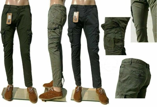 Pantalone jeans cargo - pantalone,