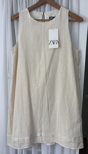 Mini abito tubino zara - a, panna