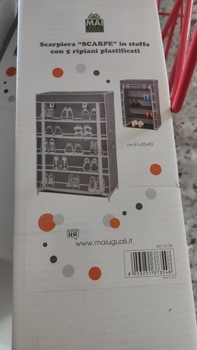 Scarpiera maiuguali ripiani - scarpiera,