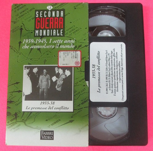 Vhs film 1933 premesse - vhs, 1933-38