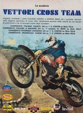 advertising Pubblicità-MOTO VILLA 250 CROSS '77-C.CONTINI MOTOITALIANE  VETTORI