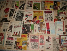 LOTTO STOCK PUBBLICITA' VINTAGE RITAGLI TOPOLINO VARI GIOCATTOLI ALIMENTARI ETC