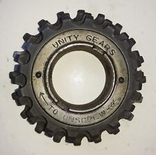 Ruota libera pignone per bici epoca, marcata Unity GEAR, 3 rapporti