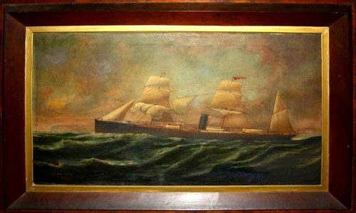 Barca vela vapore - a,