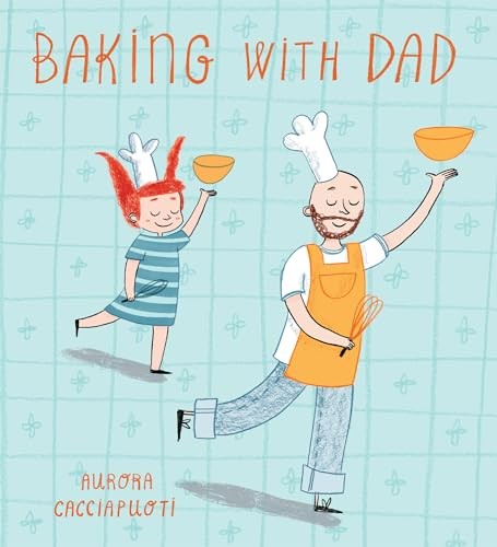 Baking with dad child - baking, (child's