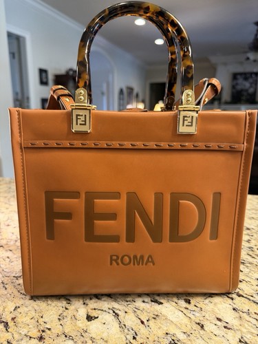 Borsa fendi sunshine pelle - sunshine,