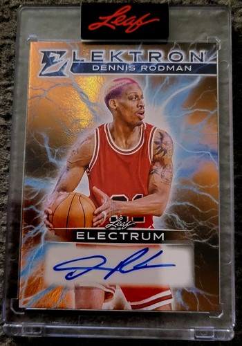 Scheda autografa dennis rodman - autografa,