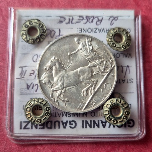 Lire 1927 biga rosette - 10,