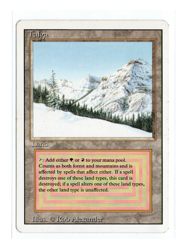 Mtg taiga normale - -,