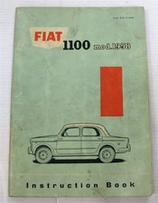 FIAT 1100 Manuale Proprietario