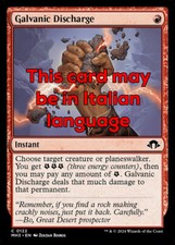 MTG GALVANIC DISCHARGE EXC - FUORIUSCITA GALVANICA 122 - MH3 - MAGIC