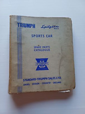 Triumph Spitfire MK3 1968 Catalogo Ricambi INGLESE originale auto