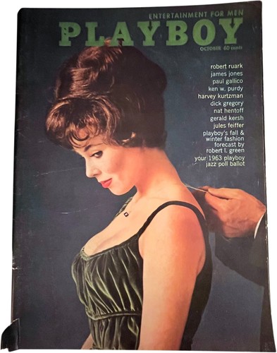 Playboy magazine october - playboy, 1962