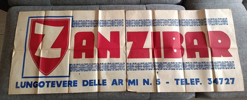 Raro manifesto pubblicitario