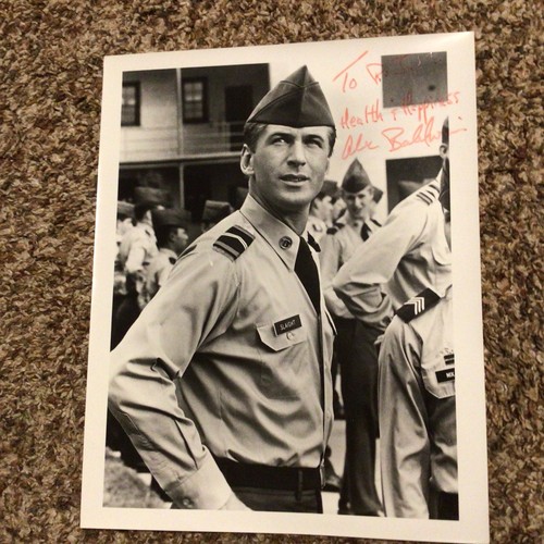 Alex baldwin signed photo - signed,