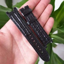 Cinturino in Coccodrillo nero