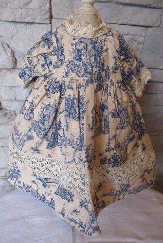 Robe toile jouy avec - toile, de