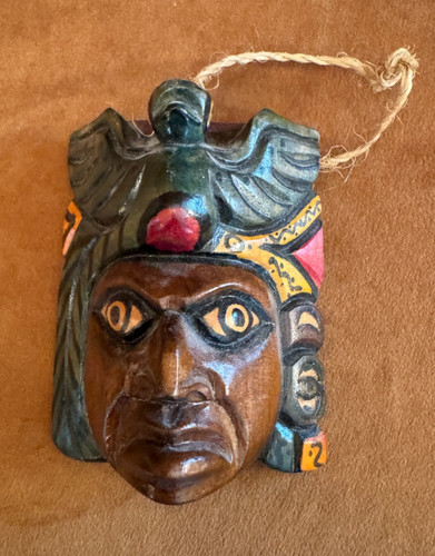 Piccola maschera vintage maya - vintage,