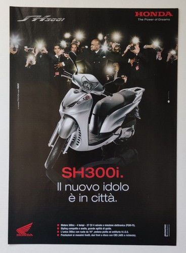 Pubblicita honda sh300i - pubblicita',