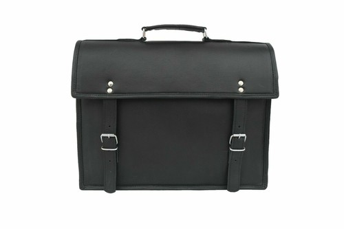 Borsa messenger pelle - pelle, nera