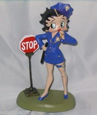 Betty boop polizia resina - 4,5",