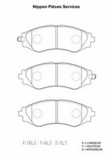 Kit pastiglie freno per - per, opel