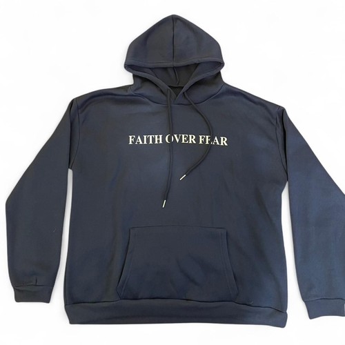 Felpa con cappuccio faith over - felpa,