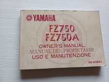 Yamaha FZ 750 - FZ 750 A 3KS 1989-90 manuale uso manutenzione originale ITALIANO