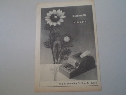 Advertising pubblicità 1952 - pubblicità,