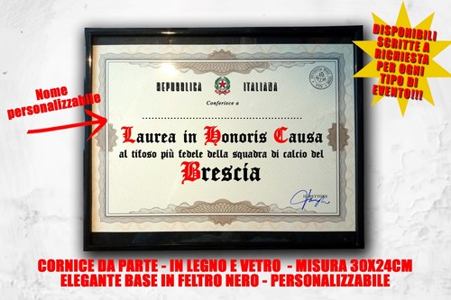 Laurea personalizzata quadro