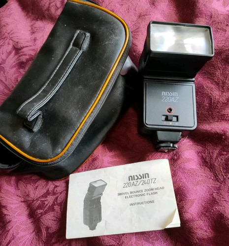 Nissin 220 flash testa zoom - 220, az
