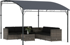 Gazebo pergola 8x2 con - 3.8x2.8m, 16