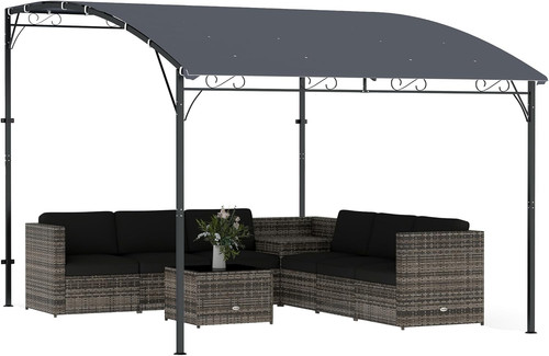 Gazebo pergola 8x2 con 16 - 3.8x2.8m,