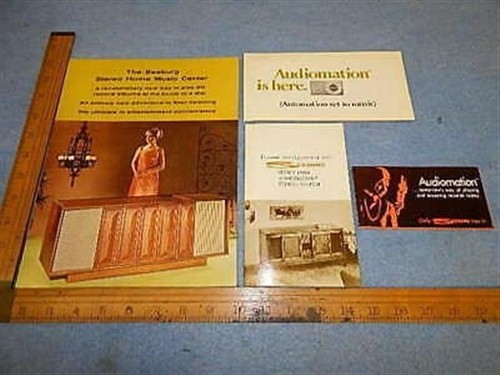 Brochure pubblicitarie seeburg - brochure,