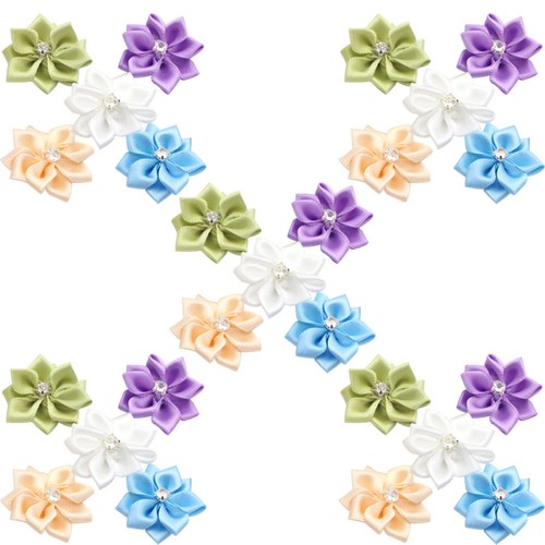 200 pcs fiori stoffa - ,