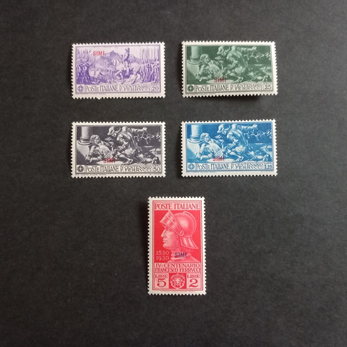 Colonie italiane egeo 1930 - -, 1930/