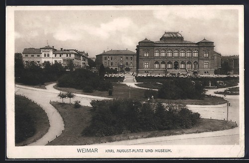 Cartolina weimar turingia - cartolina,