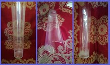 Vaso vetro a cilindro vintage