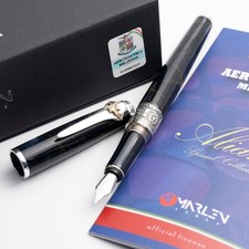 Penna Marlen Aliante Slim Stilografica - Prodotto Ufficiale Aeronautica *NUOVA*