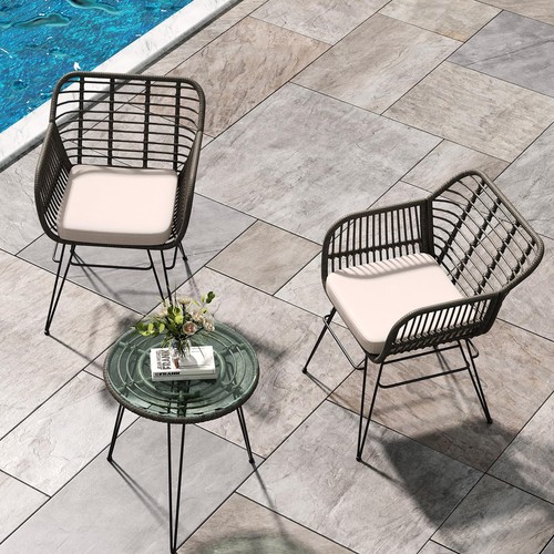 Set bistrot rattan - set, pezzi