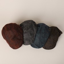 Men Retro Distressed Newsboy