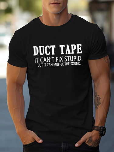 Shirt grafica duct tape - t-shirt,