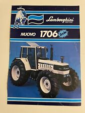 LAMBORGHINI 1706 catalogo trattori anni ’80 da collezione