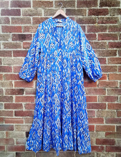 Abito caftano maxi camicia